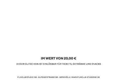 Gutschein 20 EUR